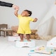 image 2 of Peppa Pig Teal Non Slip Potty, Training Seat and Step Stool
