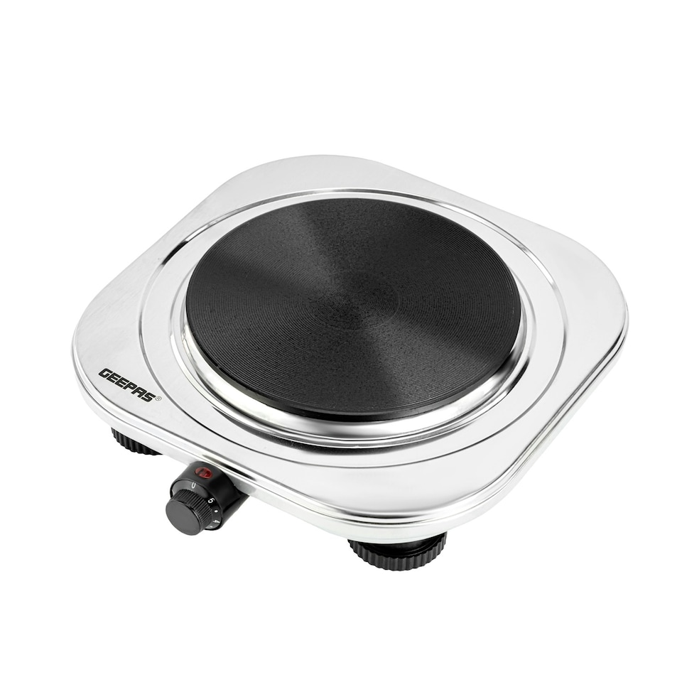 image 1 of GEEPAS 1500W Stainless Steel Single Hot Plate