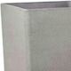 image 5 of Primrose Volcanic Grey Square Outdoor Stone and Resin Composite Planter 48cm