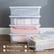 image 7 of Wham Crystal 5 x 32L Stackable Plastic Storage Boxes with Lids Clear