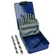 image 5 of 19pc HSS-G Metric Drill Bit Set Split Point Drills Metal Plastic Copper 1mm - 10mm