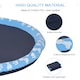 image 3 of PawHut 170cm Splash Pad Sprinkler for Pets Dog Bath Pool Non-slip Outdoor Blue