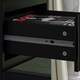 image 7 of FWStyle Stora 2 Drawer Bedside Cabinet - Black Gloss Front