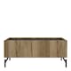 image 2 of Kendall Coffee table with 2 Drawers Oak and Black