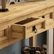 image 4 of Vida Designs Corona 3 Drawer Console Table With Shelf, Solid Pine Wood