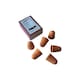 image 1 of Pack of 72 Orange No.3 Rubber Thimblettes - Extra Large Thimble Finger Cones