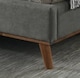 image 3 of 4ft6 Double Light Grey Soft Velvet Fabric Upholstered Bed Frame Bedstead