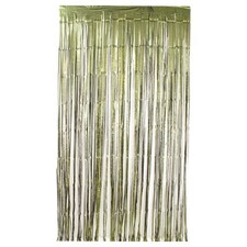 Matte Olive Green Foil Door Curtain Backdrop 1.9m x 99cm