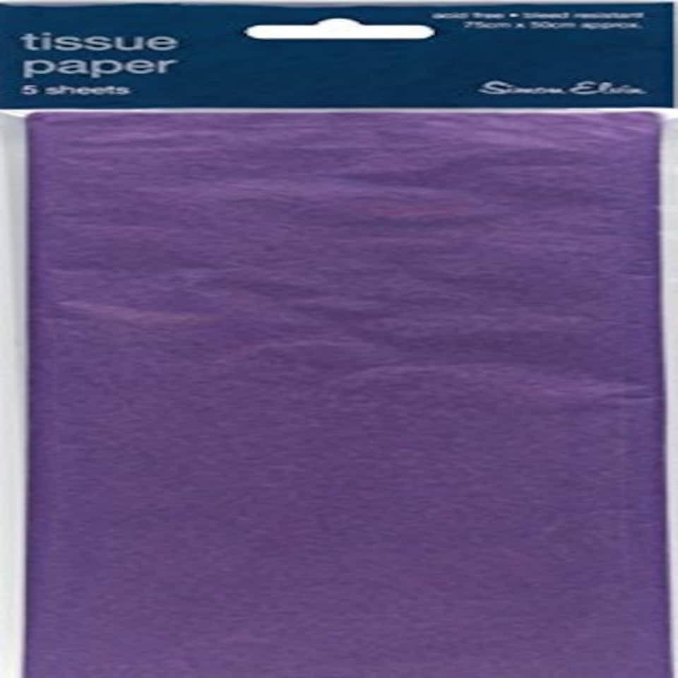 image 1 of Acid Free Purple Tissue Paper 10 Sheets
