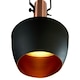 image 3 of Interiors by Premier Medium Pendant Light in Black and Copper