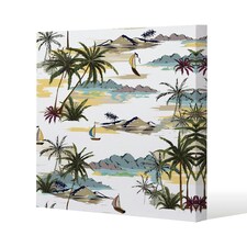Palm Trees (Canvas Print) 46 x 46 x 4cm