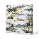 image 1 of Palm Trees (Canvas Print) 46 x 46 x 4cm
