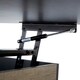 image 4 of Teamson Home Bryson Wooden Coffee Table & Storage, Modern Rectangular Table Desk with Adjustable Lift-Top for Living Room, Reception Room or Study