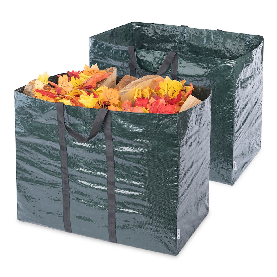 image 1 of 150L Reusable Garden Waste Bags Set of 2