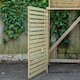 image 3 of 68cm x 1.2m Wooden Outdoor Garden Single Wheelie Bin Store Storage