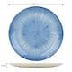 image 3 of 12pc Blue Star Reactive Porcelain Dinner Set