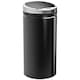 image 1 of HOMCOM Stainless Steel Sensor Bin, 42L Kitchen Touch Bin, Automatic Trash Can with Inner Bucket, Soft Close, Dustbin, Black | Black | 1