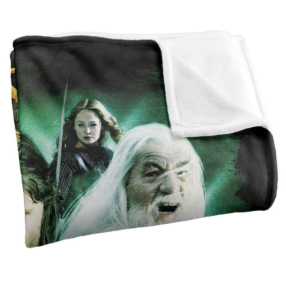 image 1 of Lord Of The Rings Group Shot Blanket - Multicoloured - One Size
