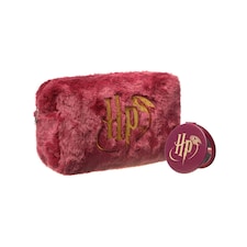 Harry Potter Golden Snitch Make-up Bag & Mirror - Red/Gold - One Size