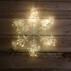 image 3 of 300 LED 40cm Microbrights Snowflake Christmas Silhouette in Warm White