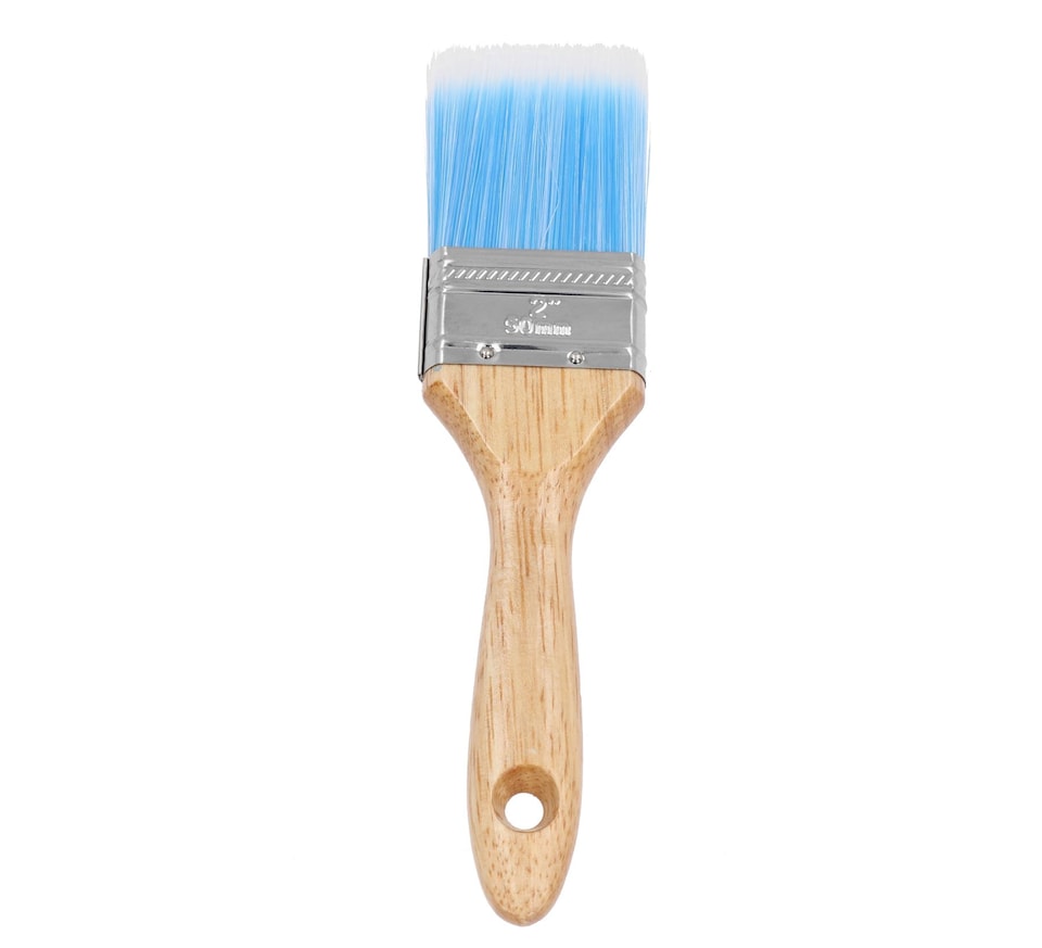 image 1 of 3pc Synthetic Paint Painting Brush Set Decorating 25mm – 50mm Width Brushes