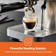 image 6 of GEEPAS 1140W Espresso & Cappuccino Coffee Machine & Conical Burr Coffee Grinder Combo Set