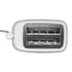 image 5 of Daewoo Essentials 2 Slice Toaster & Kettle Set-White | White