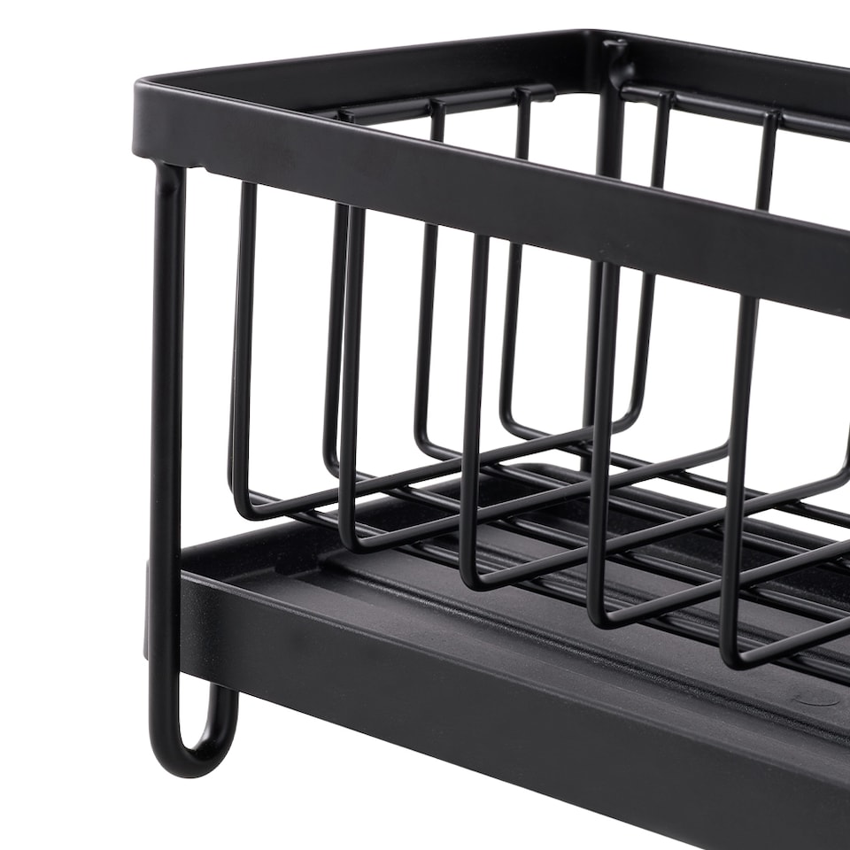 image 1 of Living and Home Kitchen Sink Caddy Organiser | Black
