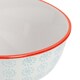 image 4 of Nicola Spring Hand-Printed Cereal Bowls - 16cm - Turquoise - Pack of 6 Multi