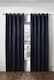 image 2 of Metro Thermal Blackout Eyelet Curtains 168cm x 228cm Navy | Blue | Blue