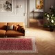 image 2 of KUKOON Red Oriental  Washable & Non Slip Distressed Living Room Area Rug 200cm x 290cm | Red