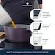 image 6 of MasterClass Cast Aluminium 2.5L Casserole Dish Purple