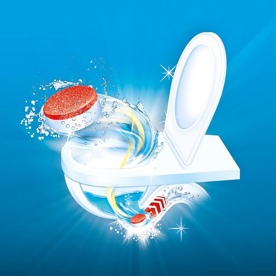 image 1 of Bloo Power Toilet Fizz Tabs, Drain Deep Cleaning Bad Odour, 8 x 25g, 36 Pack | Multi | 36 Pack | 36