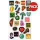 image 1 of Minecraft Reusable Icons Stickers (Pack of 25) - Multicoloured - One Size