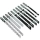image 2 of 40pc T Shank Fitting Jigsaw Cutting Blades Set For Plastic Wood Metal HCS Blade