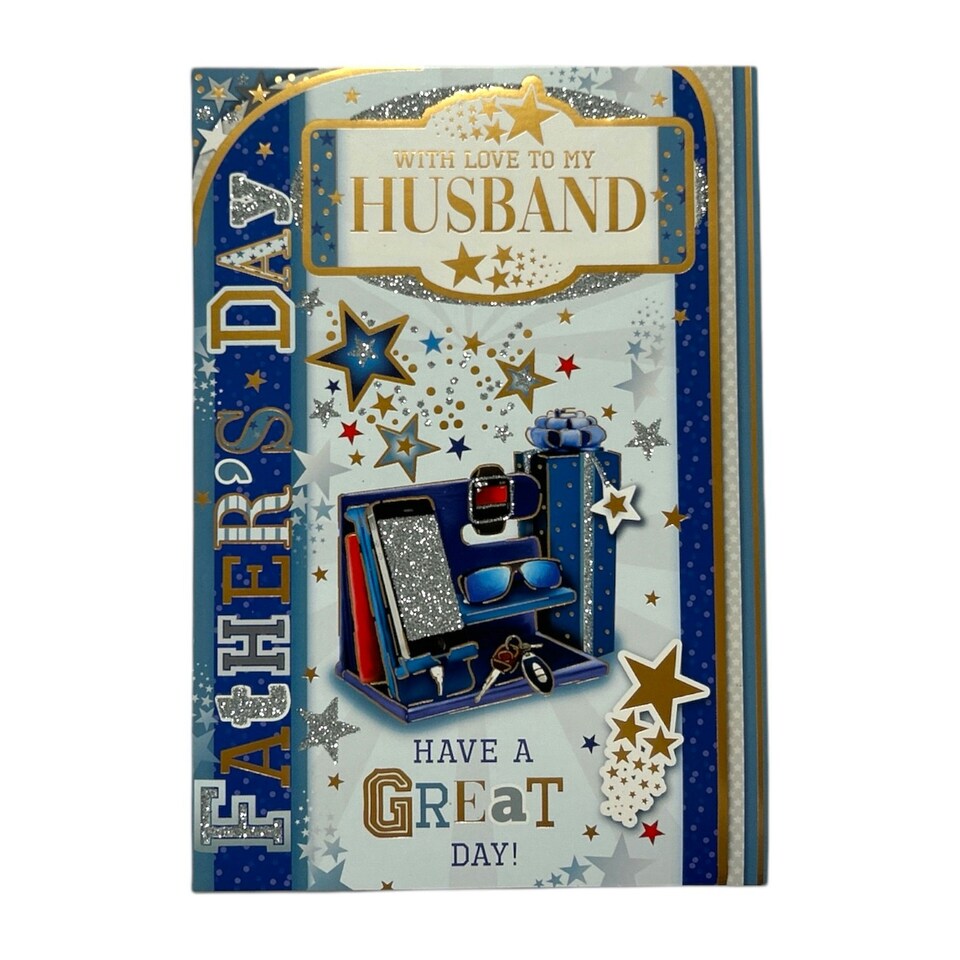 image 1 of To My Husband Men's Accessories Design Father's Day Card