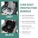 image 2 of Lynmark Potty Training Car Seat Protector Cover with Middle Buckle Hole | Black | Grey | Universal | 2