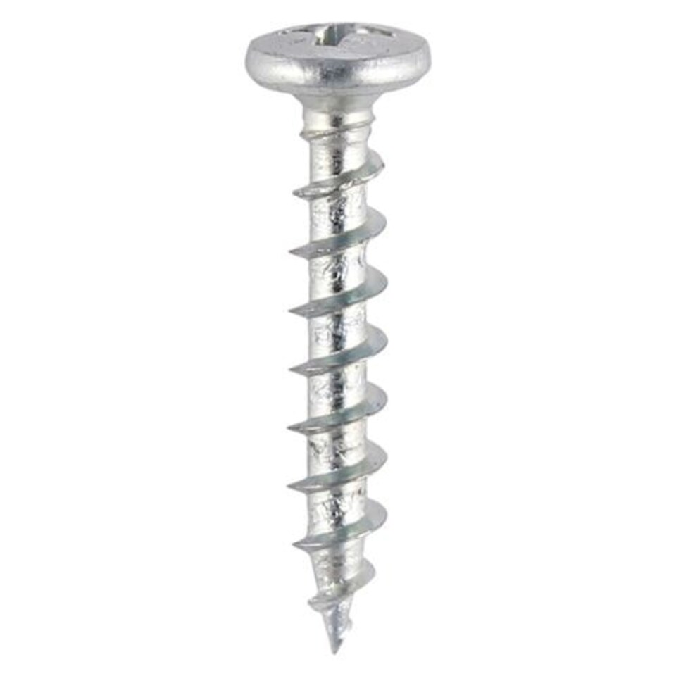 image 1 of Timco - Window Fabrication Screws - Friction Stay - Shallow Pan Countersunk - PH - Single Thread - Gimlet Point - Zinc (Size 4.3 x 16 - 1000 Pieces)