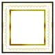 image 2 of Ancient egyptian gold border (Picture Frame) White | M