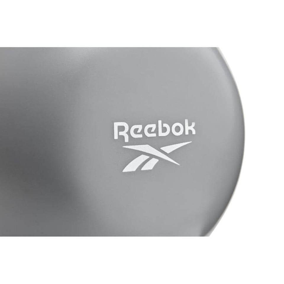 image 1 of Reebok 8kg Cast Iron Kettlebell with Vinyl Coating and Wide Handle | Multi | Grey/Black | Not provided