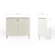 image 8 of Frank Olsen Ava Tall Sideboard White | White