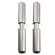 image 1 of 2 PACK Lift Off Stainless Steel Bullet Hinge Weld On 10x60mm Heavy Duty Door Silver