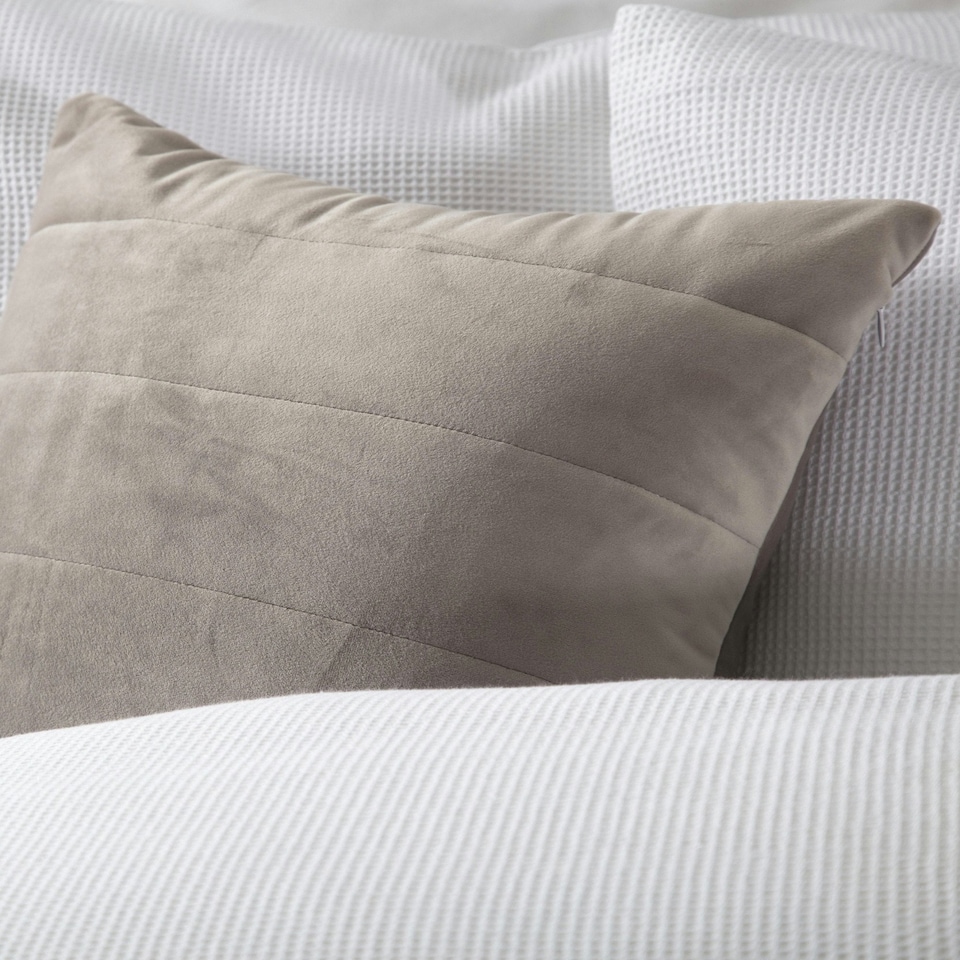 Belledorm Verona Filled Cushion - Mink - One Size