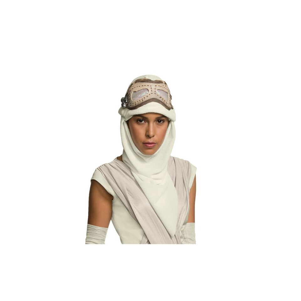 image 1 of Star Wars: The Force Awakens Womens/Ladies Rey Eye Mask With Hood - Beige/White - One Size