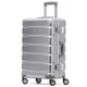 image 6 of Flight Knight Premium Travel Suitcase - 8 Wheels Built-in TSA Lock Aluminium Frame, ABS Hard Shell Carry on Check in Luggage - 100+ Airlines Approved Silver | Large