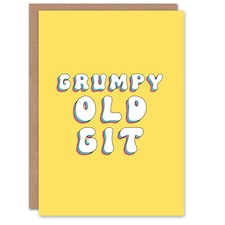Grumpy Old Git Fun Joke Humour Woman Her Funny Birthday Card