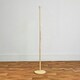 image 2 of ValueLights Single Stem Natural Light Wood Floor Lamp Base Brown
