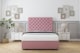 image 1 of Sloomy Mayfair Pink Plush Divan Bed With Mattress 4 Drawers With 26" Strutted Headboard 6' Super King | Pink | Pink | Super King | 1