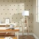 image 3 of Luxe Bee Wallpaper in Natural Multi
