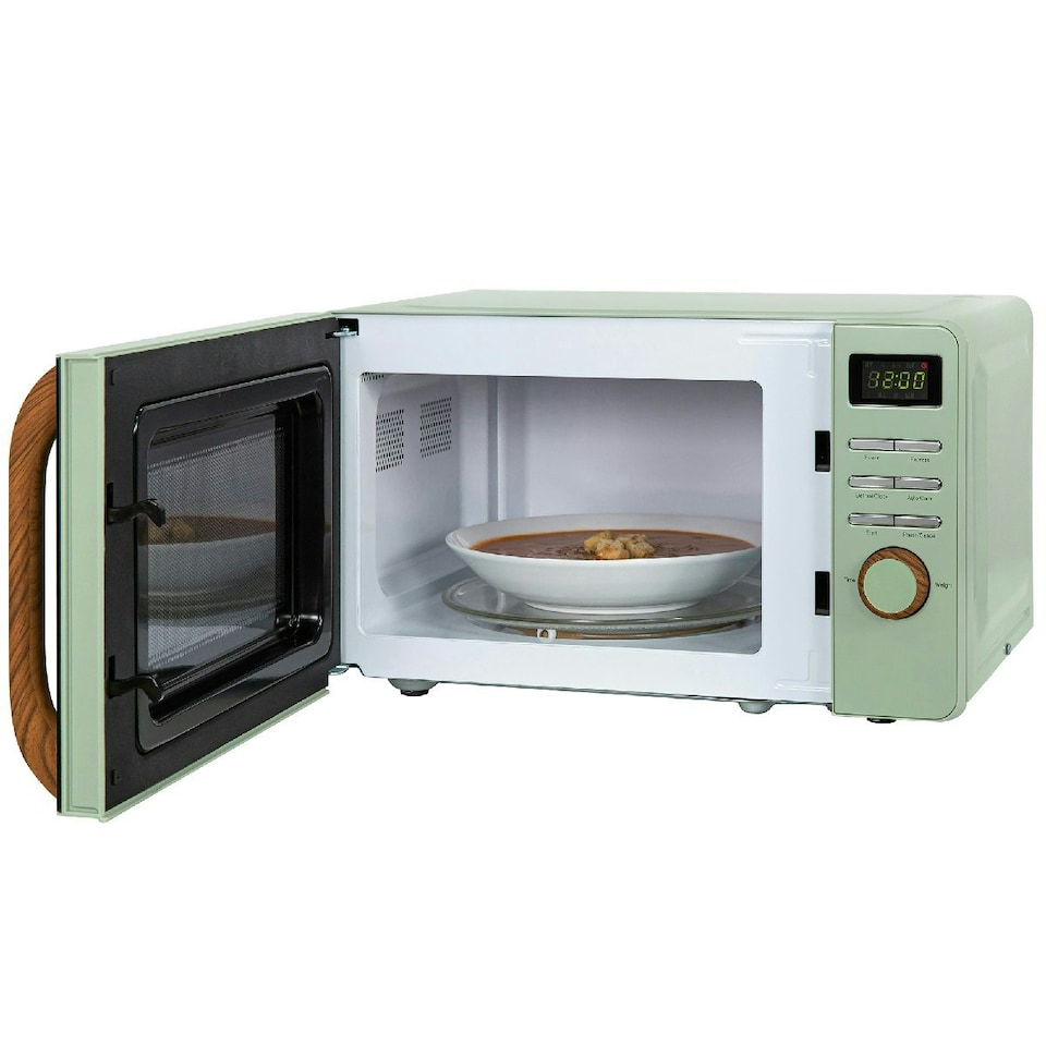 image 1 of Russell Hobbs RHMD714MG-MN Digital Microwave 17L 700W Scandi Matt Green